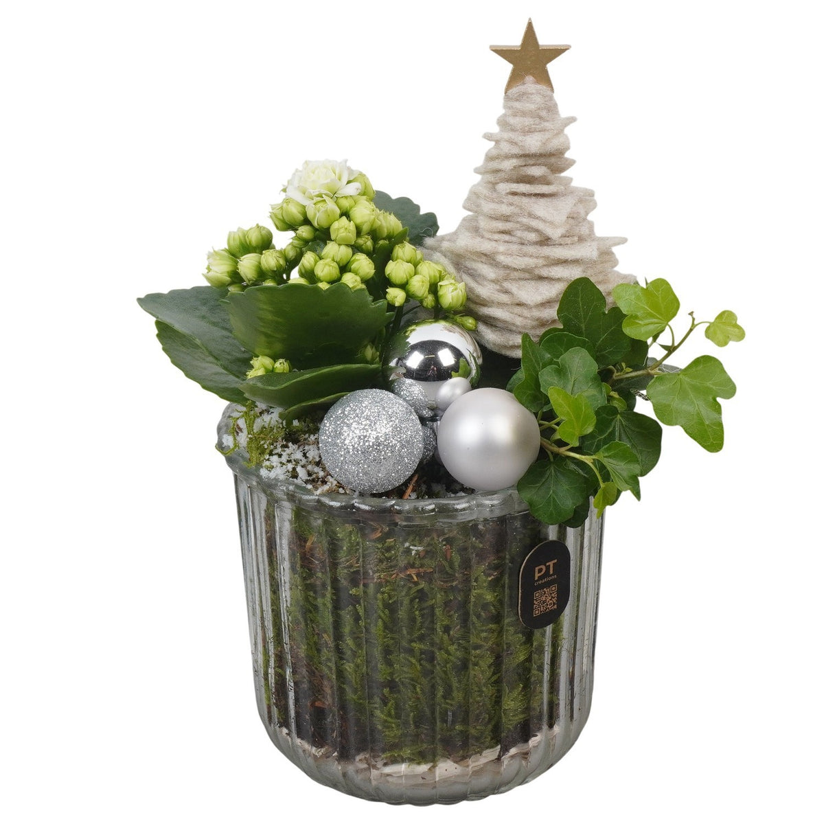 Christmas arrangement 24cm 12cm Pot