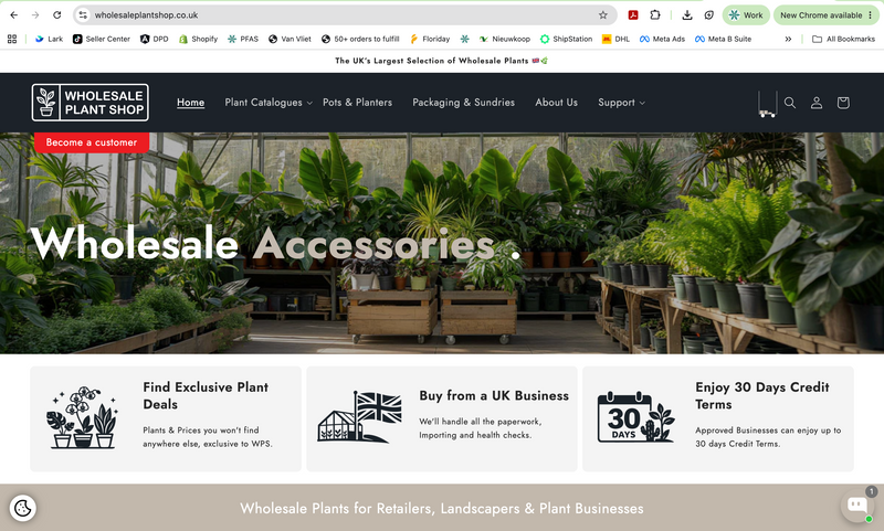 How to get started with Wholesale Plant Shop 